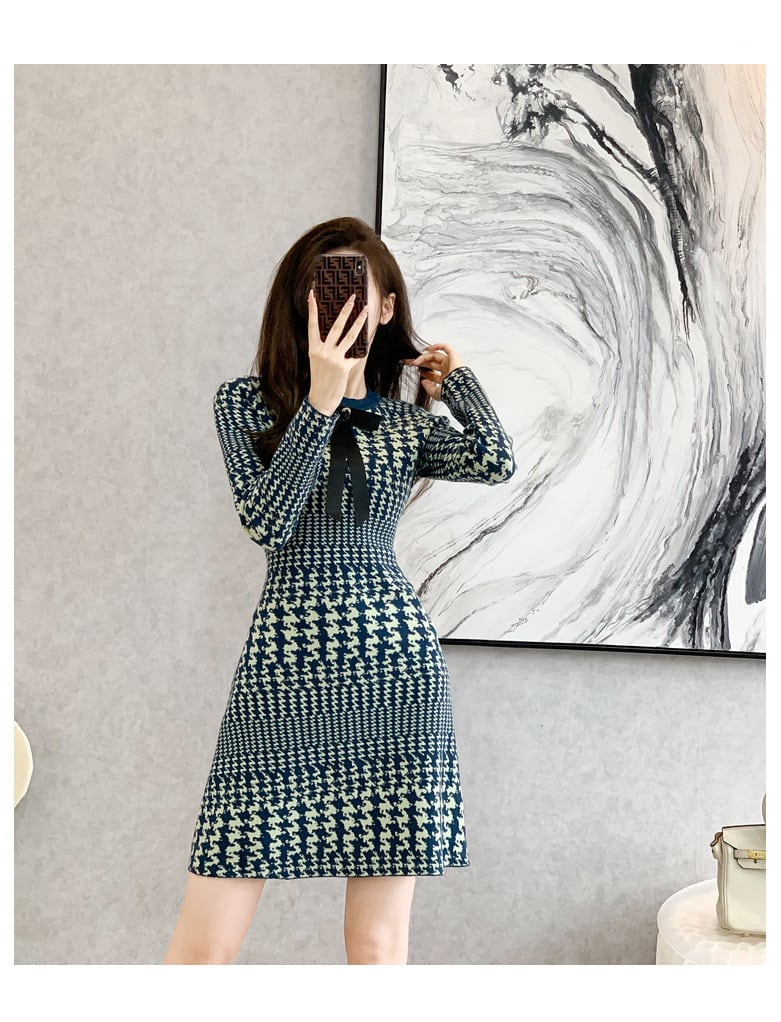 【dress】ジャカードワンピース　M25510