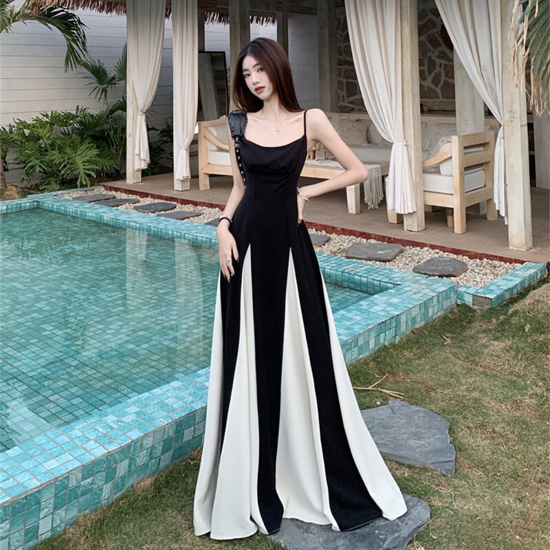 【dress】配色キャミワンピース　M29812