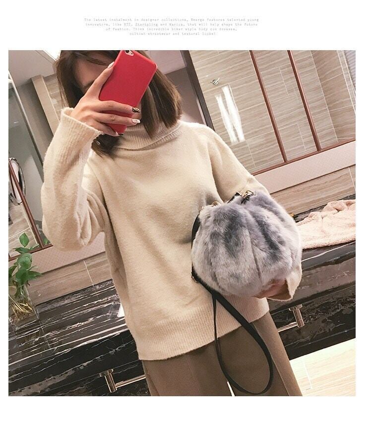 【小物】ふわふわショルダーバッグ　N2850