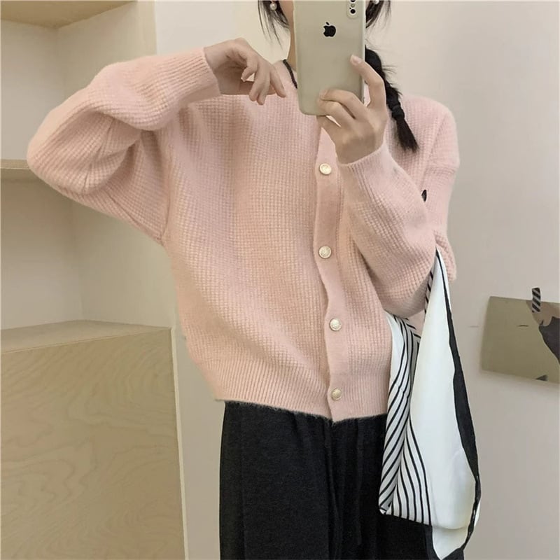 【outer】ニットカーデ　M25959