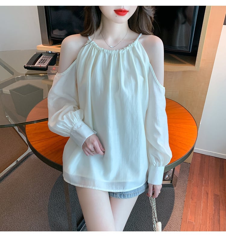【tops】オフショルダートップス　M25443