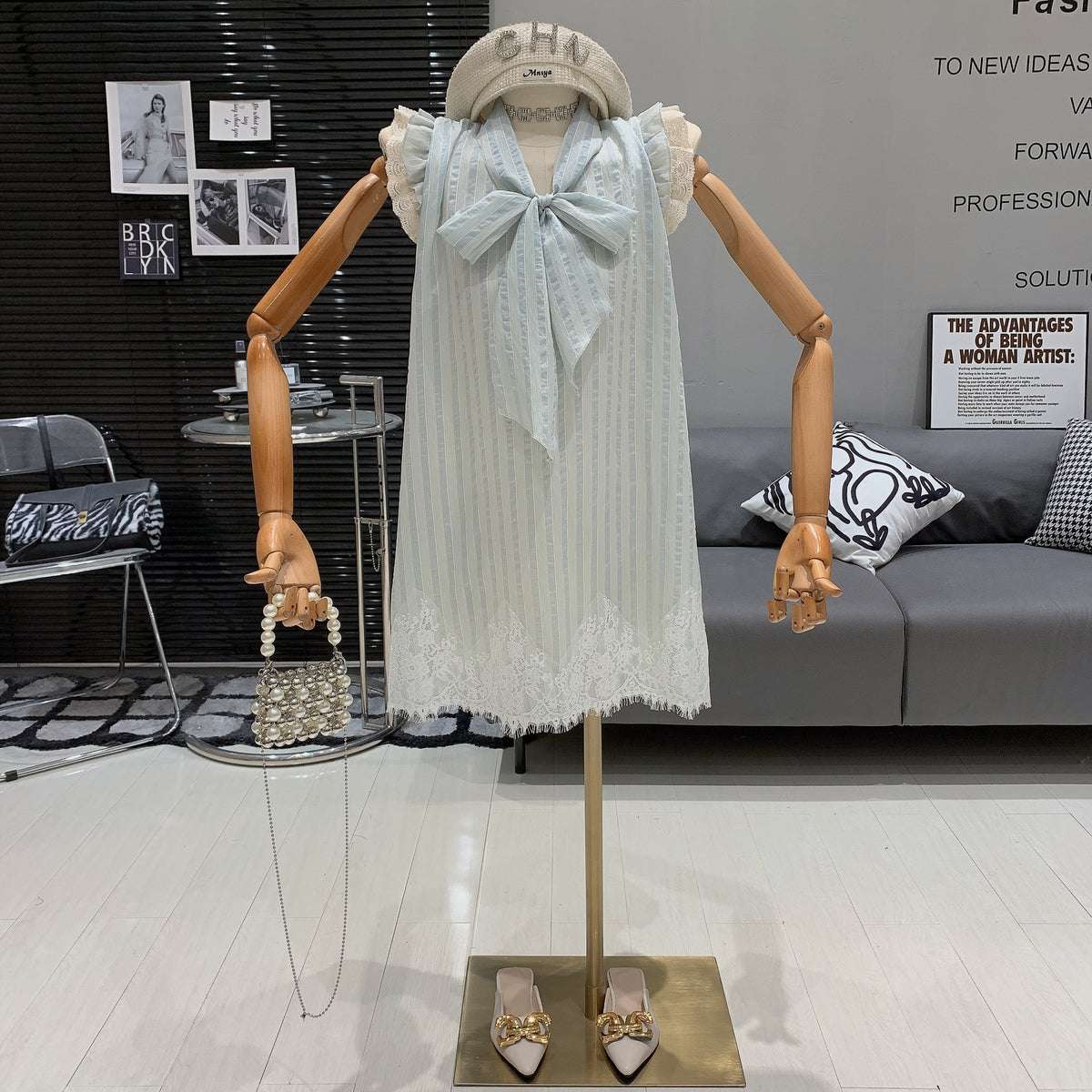 【dress】リボン付きワンピース　M25260