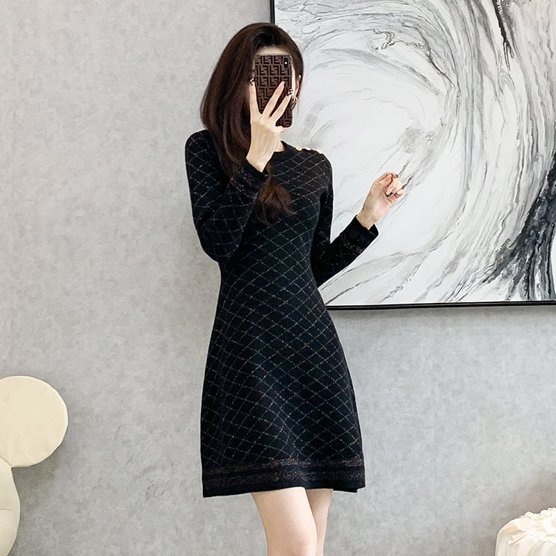 【dress】ニットワンピース　M25519