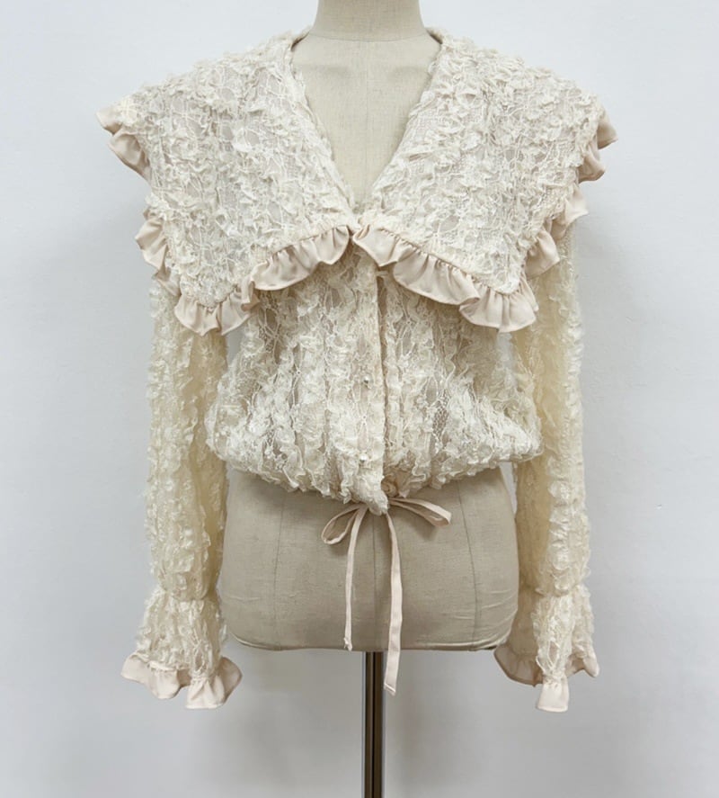 【tops】レースブラウス　M29580