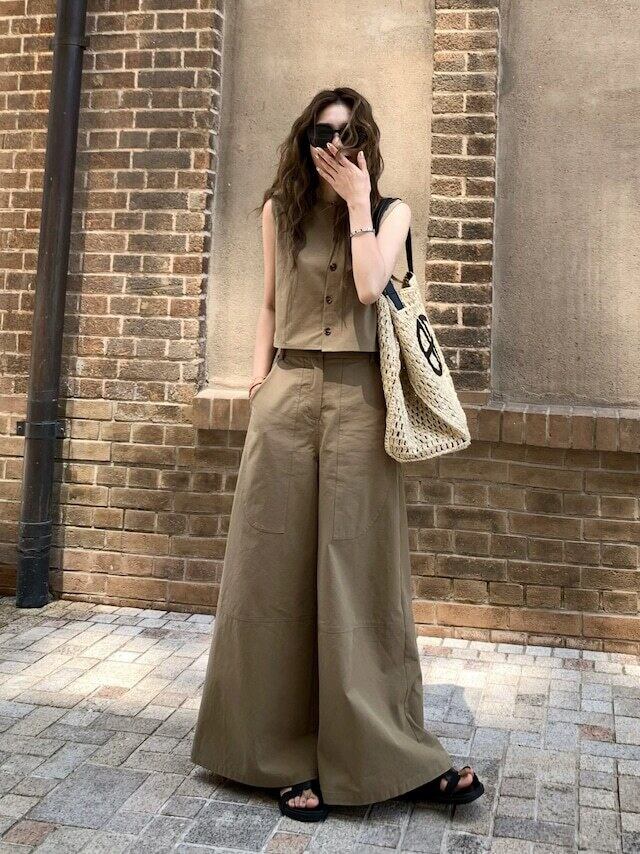 【set】2WAYタンクトップ+ワイドパンツ2点セットF7363