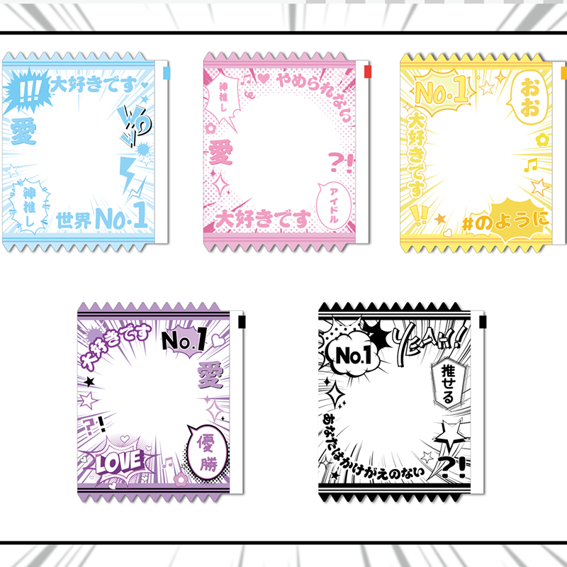 【GOODS】漫画風 PVC 58-75MM 缶バッジ ホルダー カバー Q2222