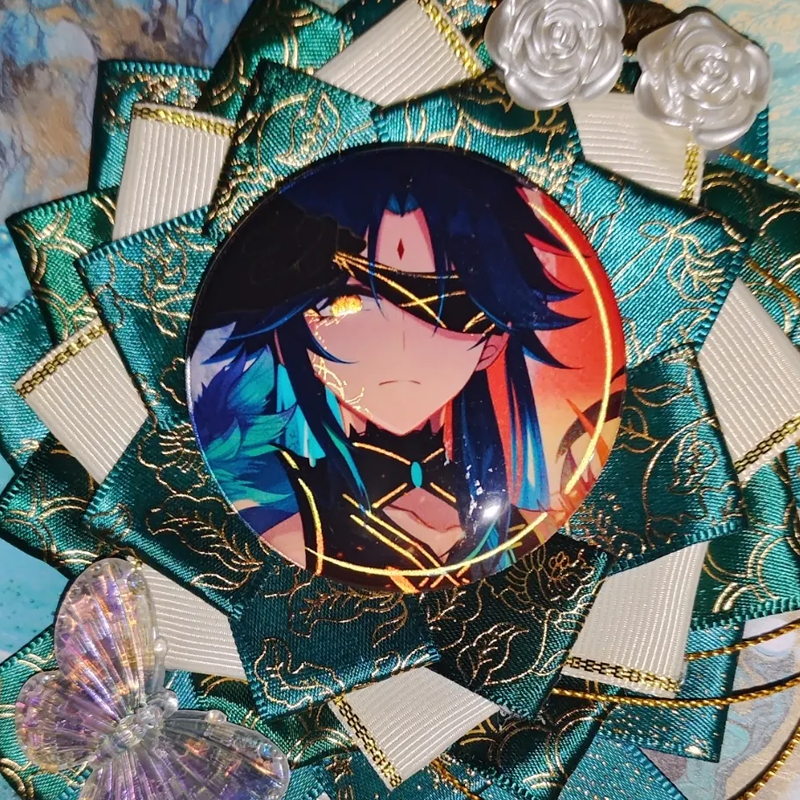 【GOODS】原神 魈 問神 58mm 缶バッジ Q2519