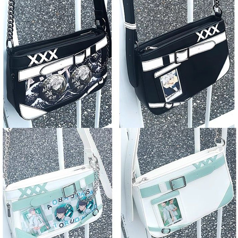 【GOODS】痛バック チェーン ショルダーバッグ Ｑ2242