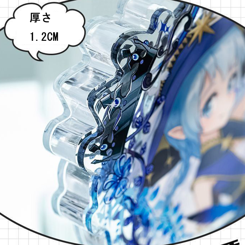 【GOODS】58－65mm 花輪 缶バッジホルダー カバー Q2245