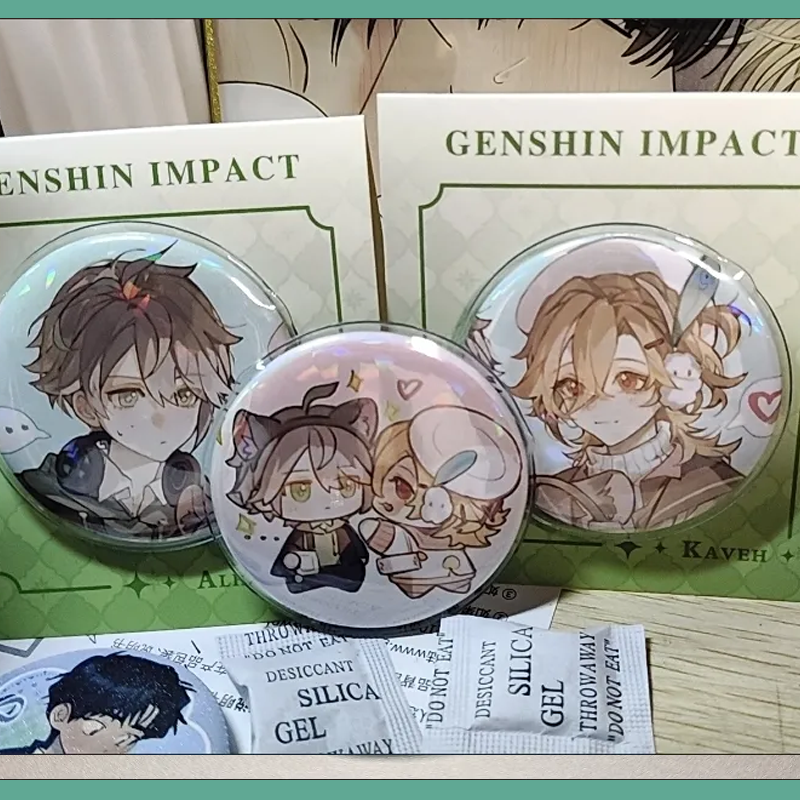 【GOODS】原神 アルカヴェ 58mm 缶バッジ Q2550