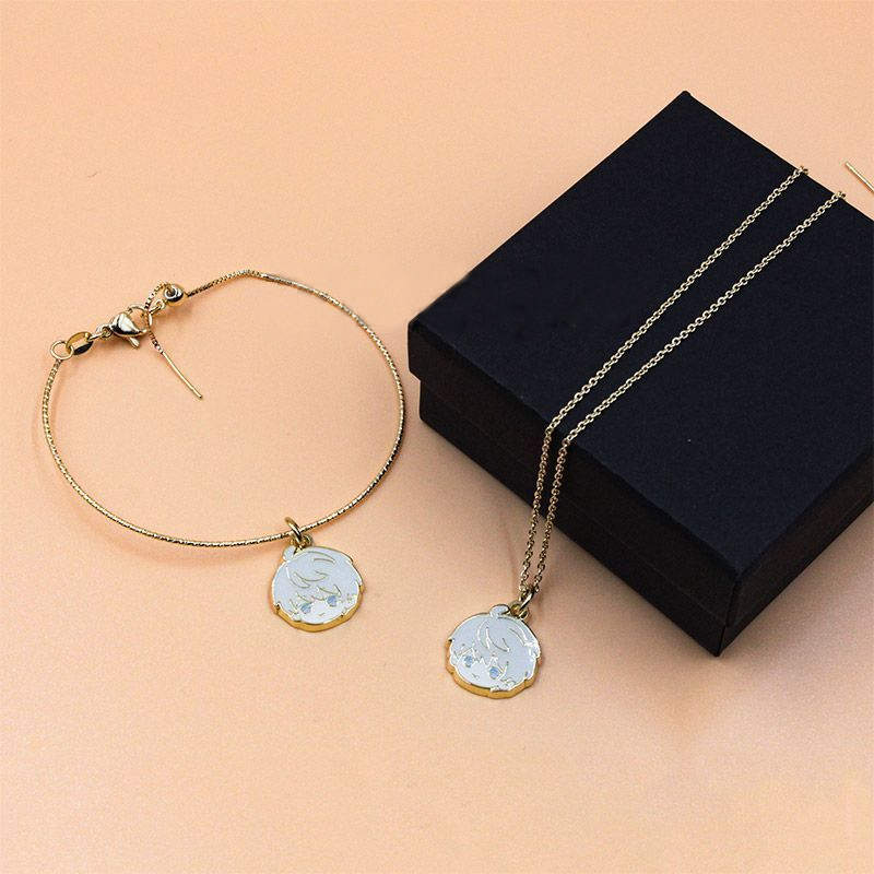 【GOODS】恋と深空 金属 ネックレス ブレスレット Q2535