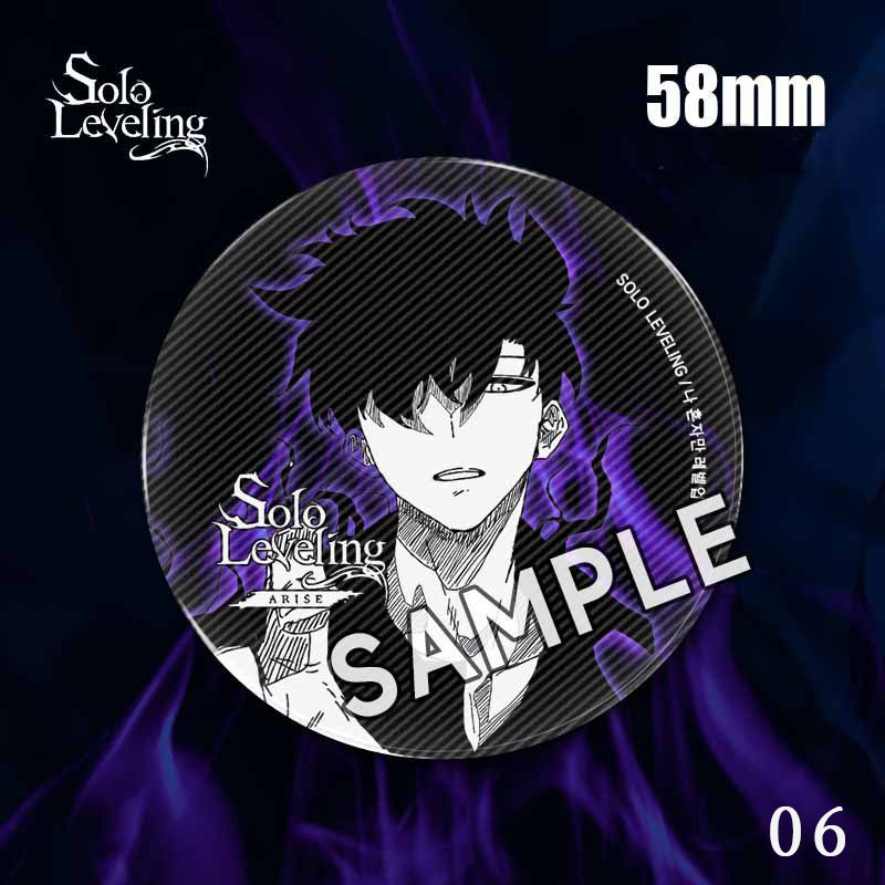 【GOODS】俺だけレベルアップな件 58mm 缶バッジ Q2481