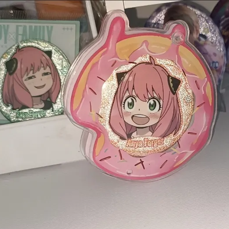 【GOODS】アクリル ドーナツ 58MM 缶バッジ ホルダー Q2536