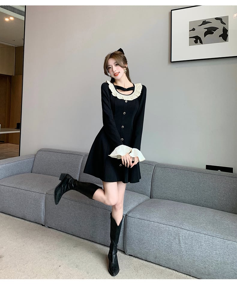 【dress】ドッキングワンピース　M19045
