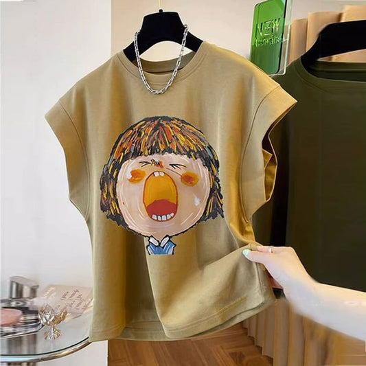 【tops】フレンチスリーブＴシャツF7358