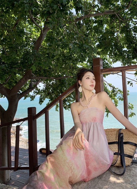 【dress】プリントワンピース　M24863