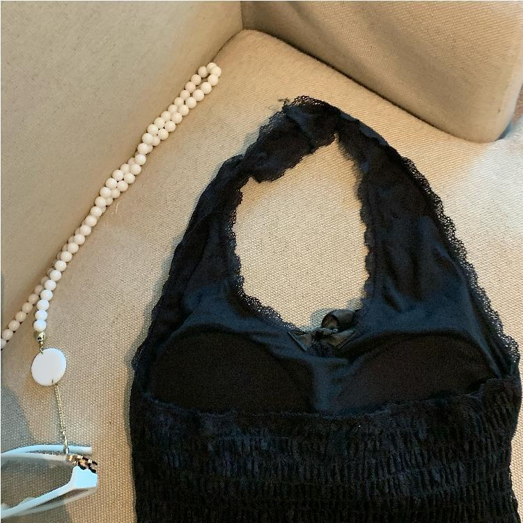 【tops】リボン付きレースキャミソール　M29528