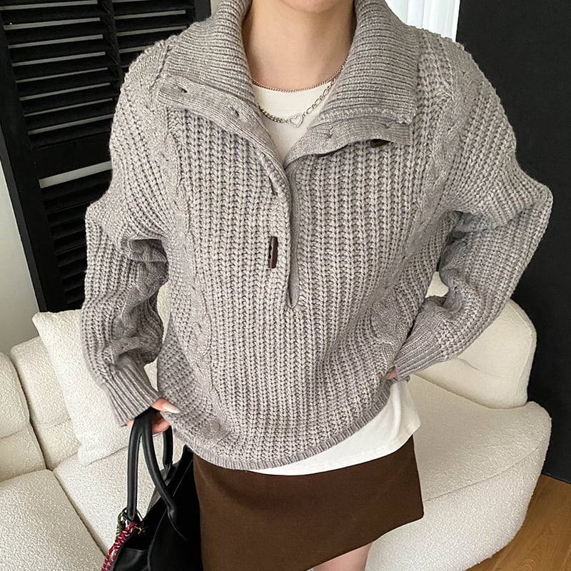 【tops】2wayニットトップス Q7484