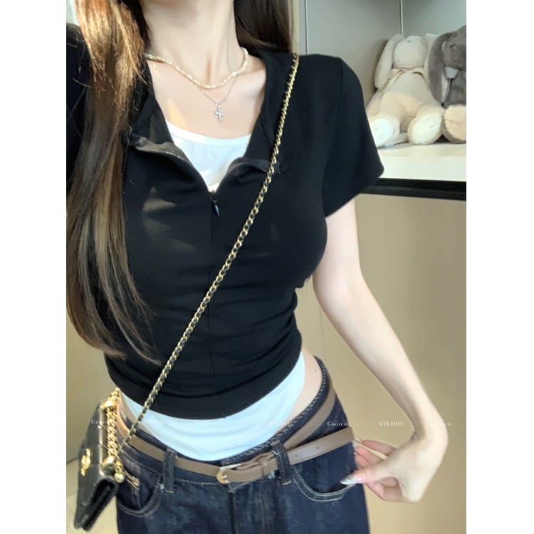 【tops】切り替えTシャツ　M29866