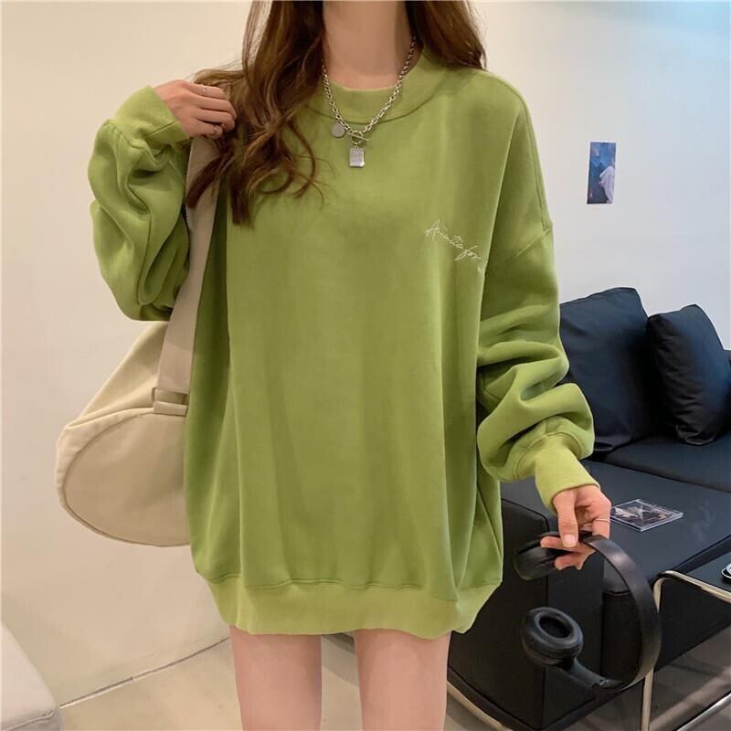 【tops】INS風秋冬新作ファッション美人度アップ!韓国系厚手裏起毛ルーズパーカー G3528