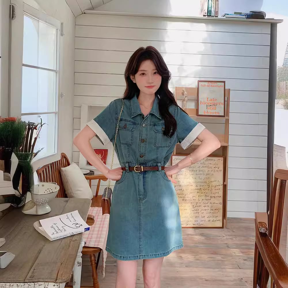 【dress】デニムワンピース　M23932