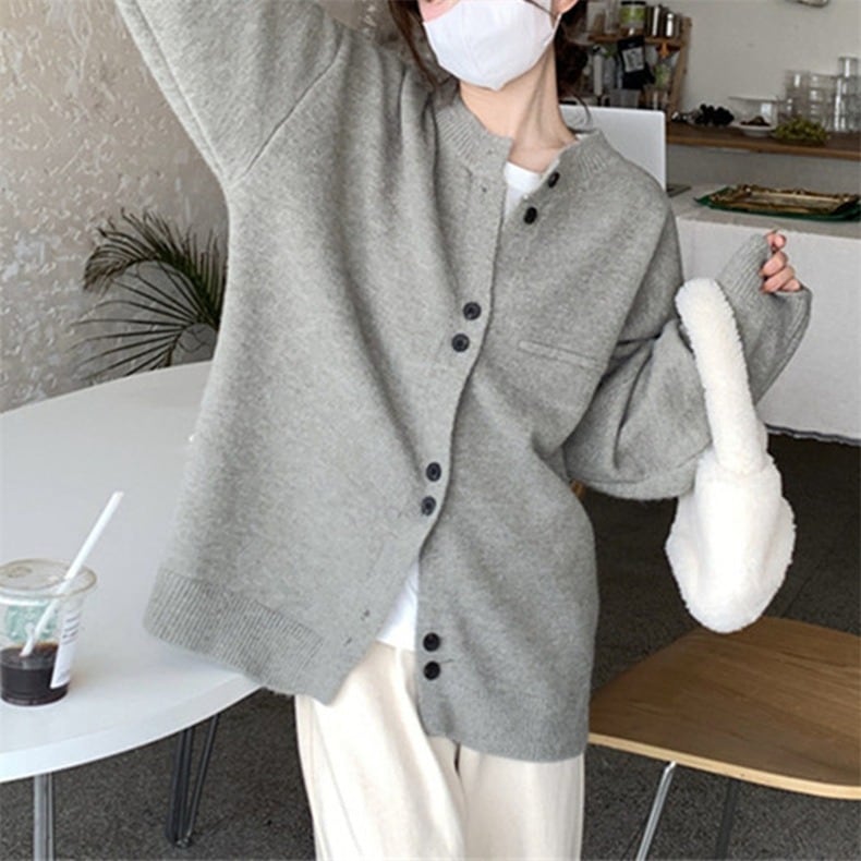 【outer】ニットカーデ　M25666
