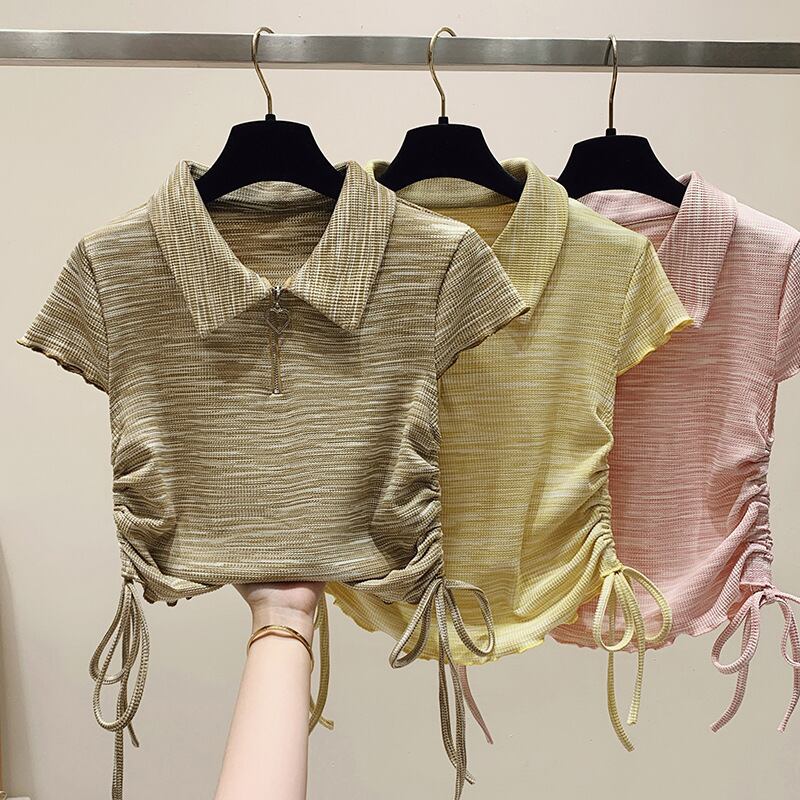【tops】POLOネックTシャツG20675
