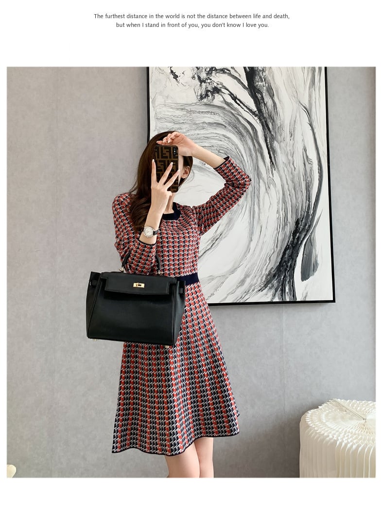 【dress】ニットワンピース　M25501