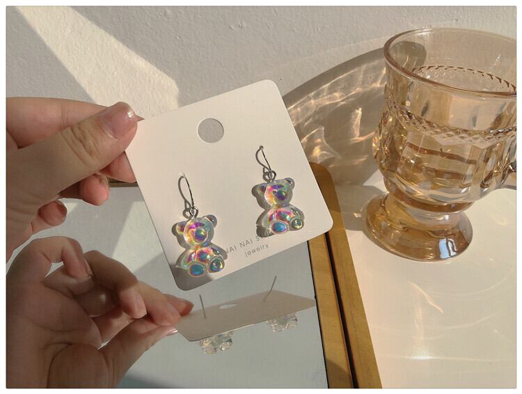 【小物】お手頃価格  ピアスシンプルスウィートキュートくまちゃん