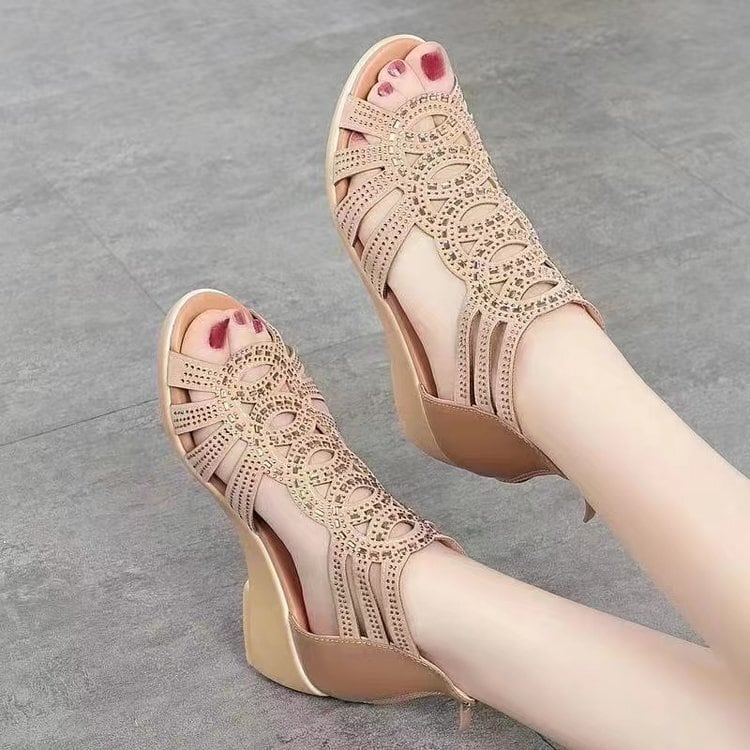 【shoes】カットワークサンダル　M30225