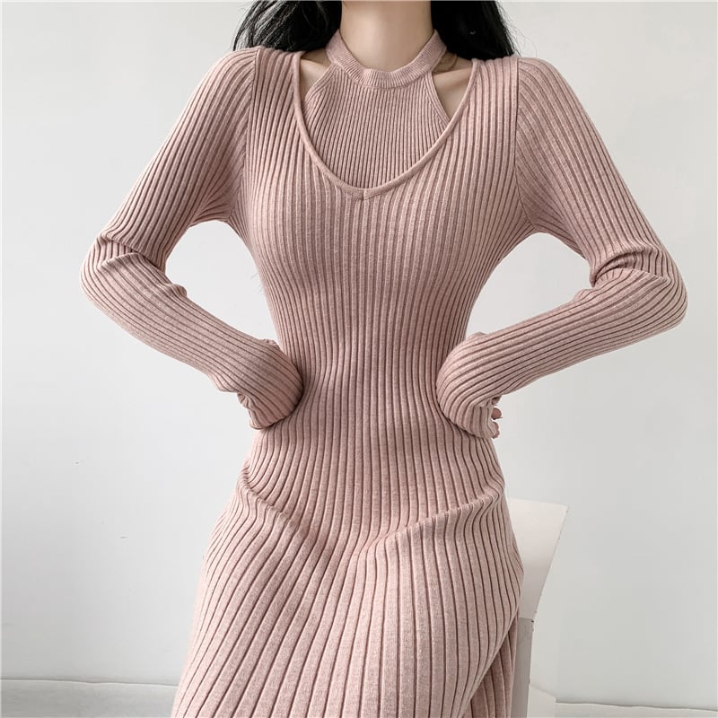 【dress】ニットワンピース　M18843