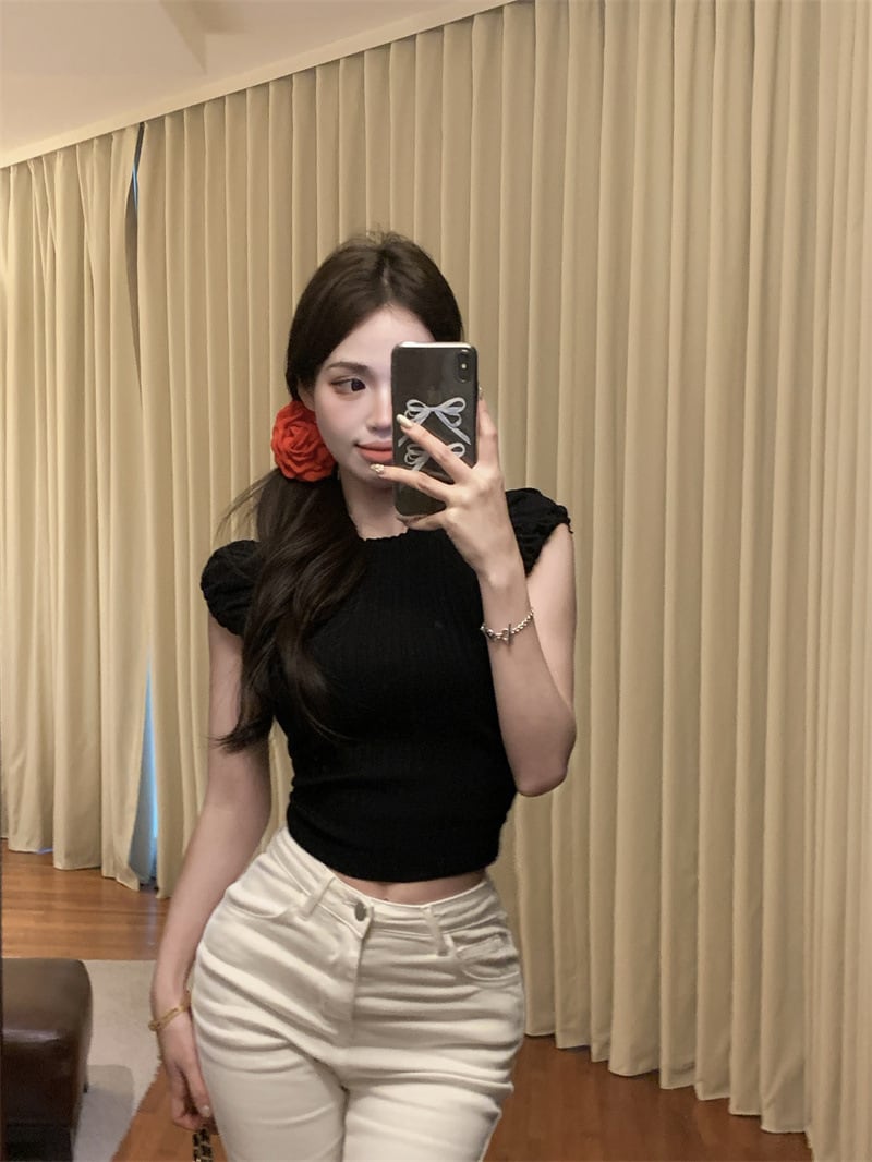 【tops】ノースリーブニットトップスG20270