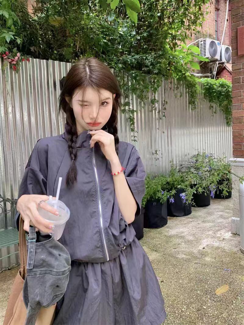 【set】カーディガンアウター+ショートパンツ２点セットG21286