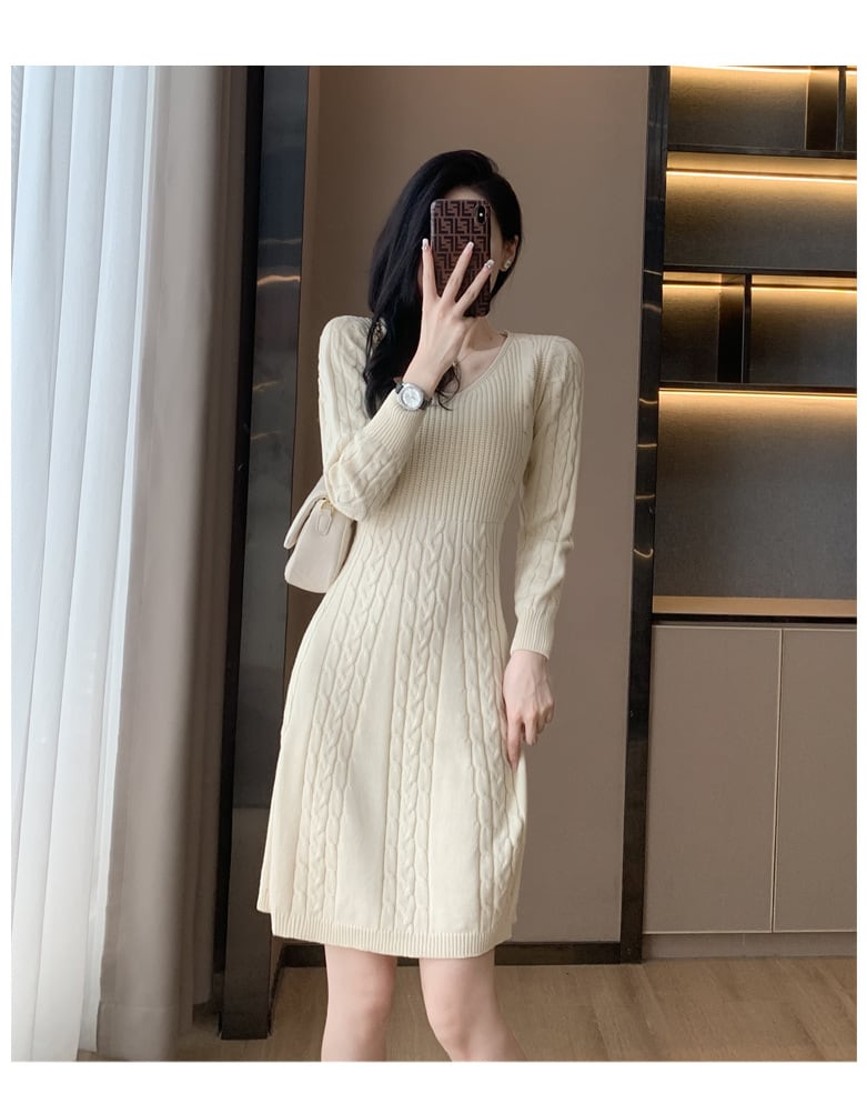 【dress】ニットワンピース　M25515