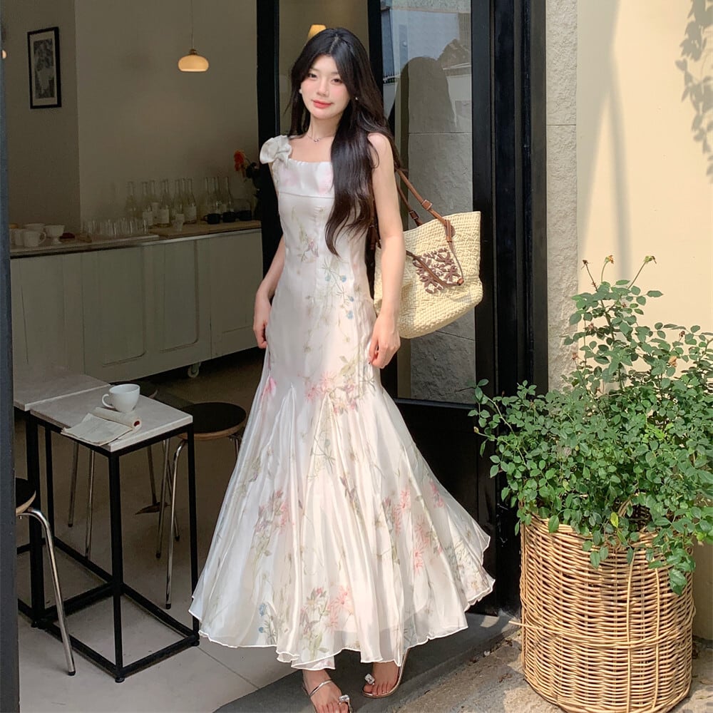 【dress】花柄デートワンピース　M29982