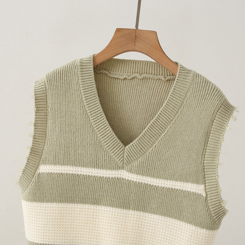 【tops】ニットベスト　M25581