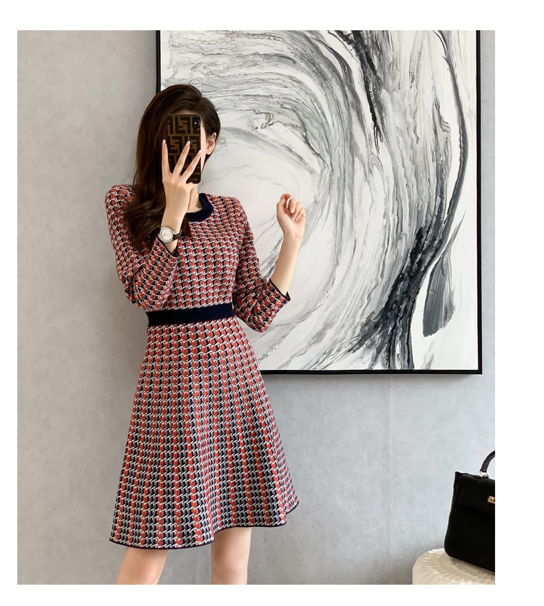 【dress】ニットワンピース　M25501