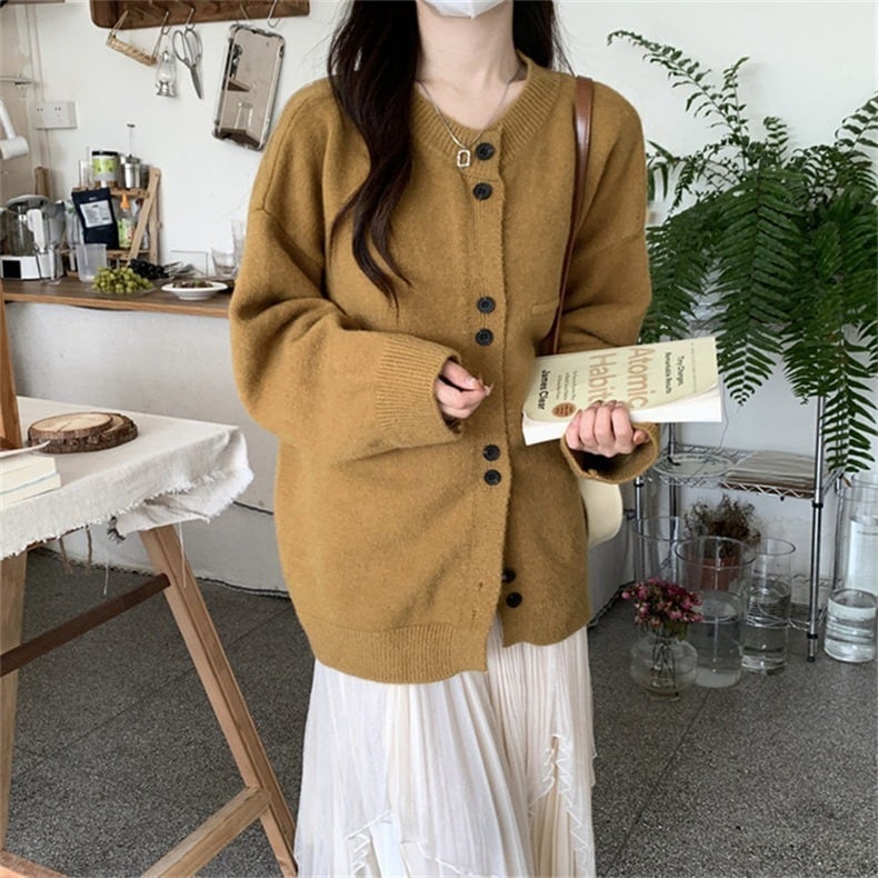 【outer】ニットカーデ　M25666