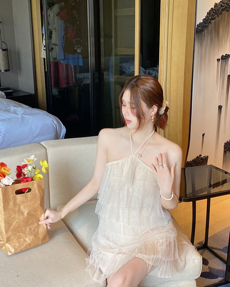 【dress】ホルターネックワンピース　M30152