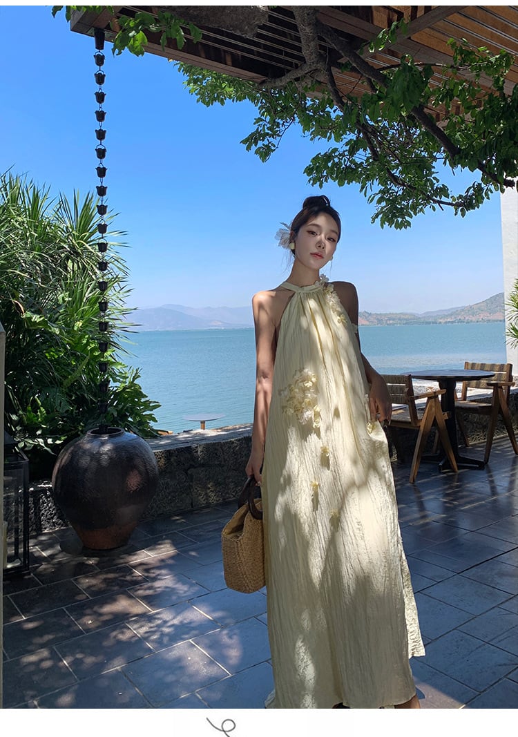 【dress】ホルターネックワンピース　M24769