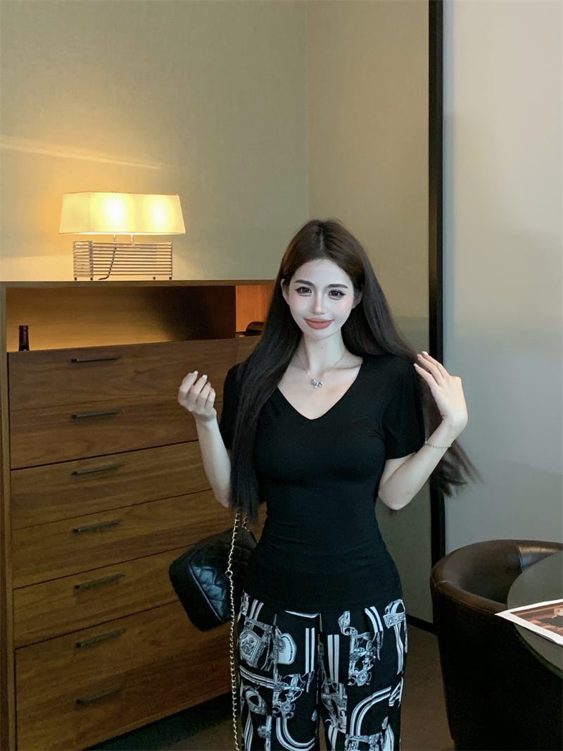【set】Tシャツ×ワイドパンツセット　M23924