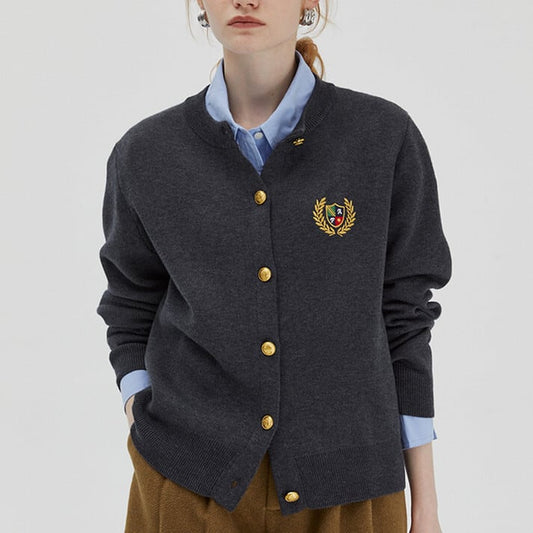 【outer】キャンパスニットカーデ　M27227
