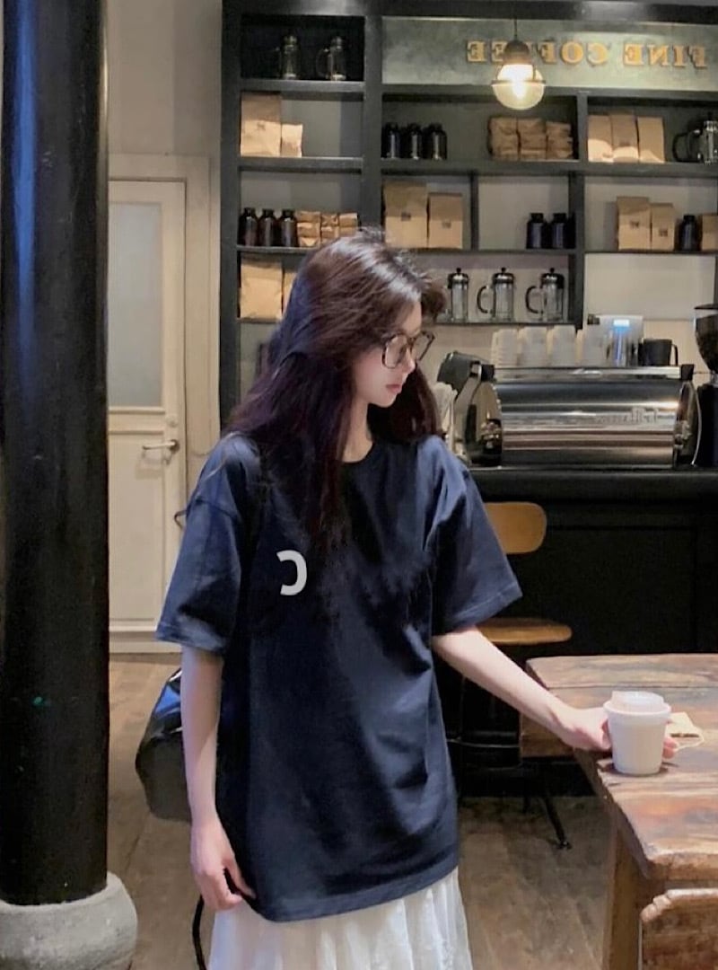 【set】Tシャツ×レーススカートセット　M24829