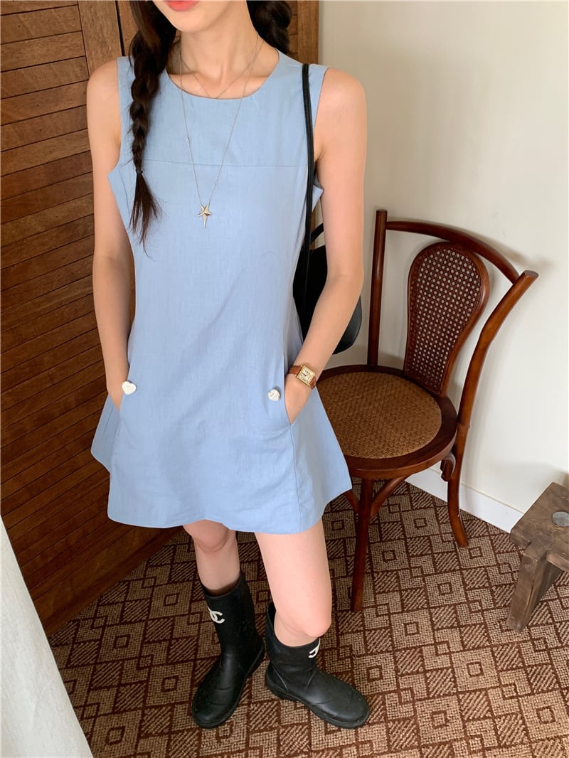 【dress】ノースリーブワンピース　M24439