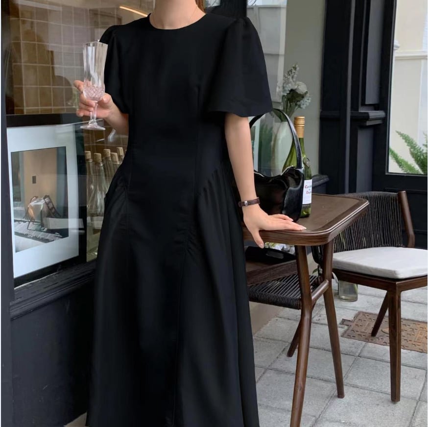 【dress】無地ワンピース　M24048