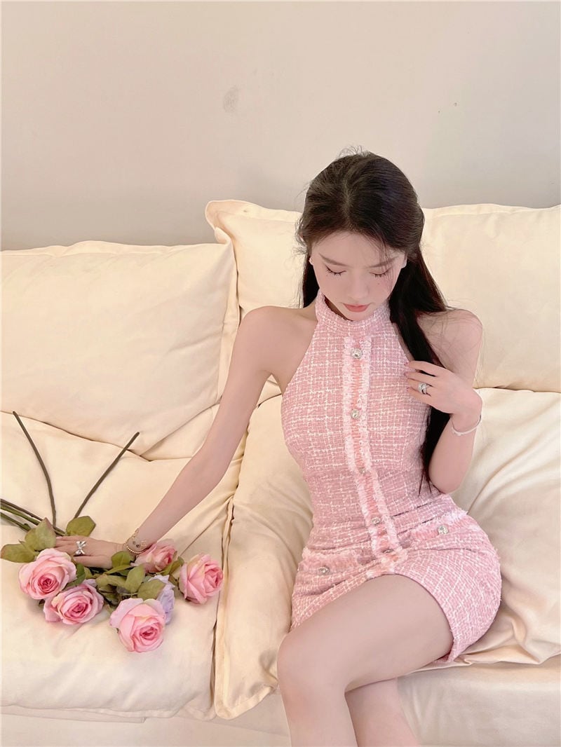 【dress】ホルターネックワンピース　M24203