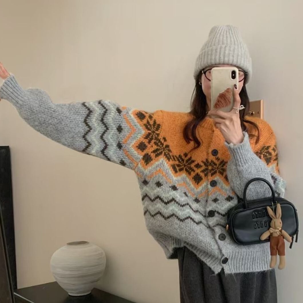 【outer】ニットカーデ　M29024