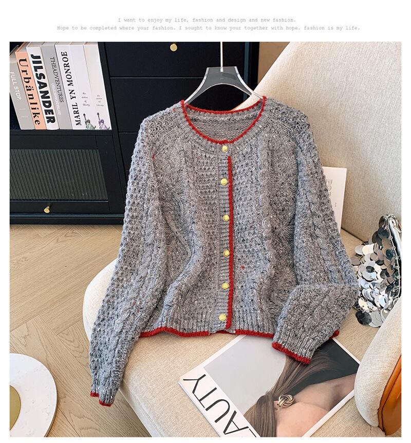 【outer】ニットカーデ　M29182