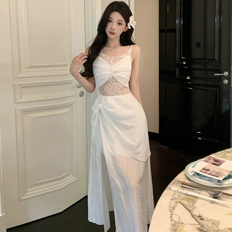 【dress】レースキャミワンピース　M25323