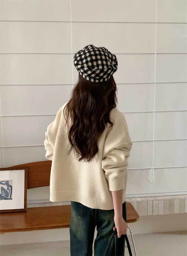 【outer】Wジップニットカーデ　M25985